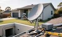 Villa Satellite TV Setup